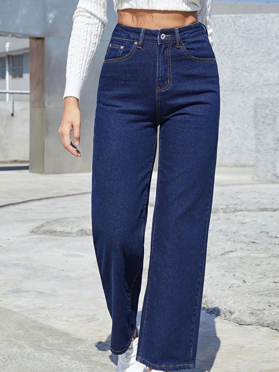 Shrutika Women Original Boyfriend Fit High-Rise Stretchable Jeans-image-38