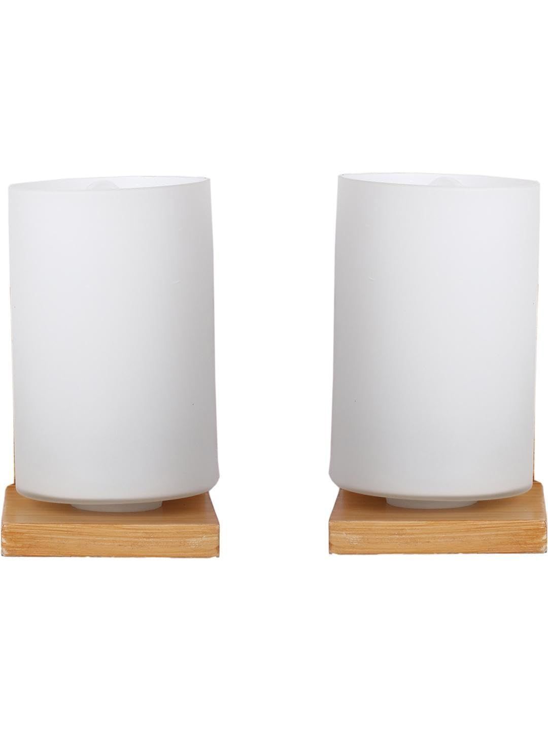 1ST TIME White & White Wood Cylinder Shaped Wall Lamp-picture-32