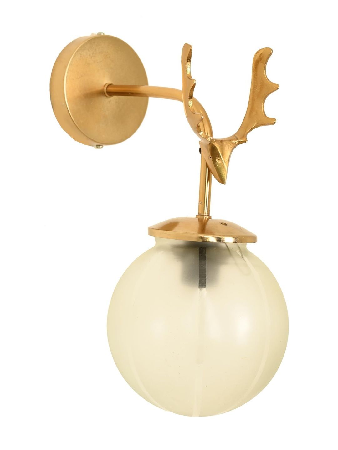 1ST TIME Grey & Gold-Toned Metal Contemporary Spherical Shaped Wall Lamp-picture-25