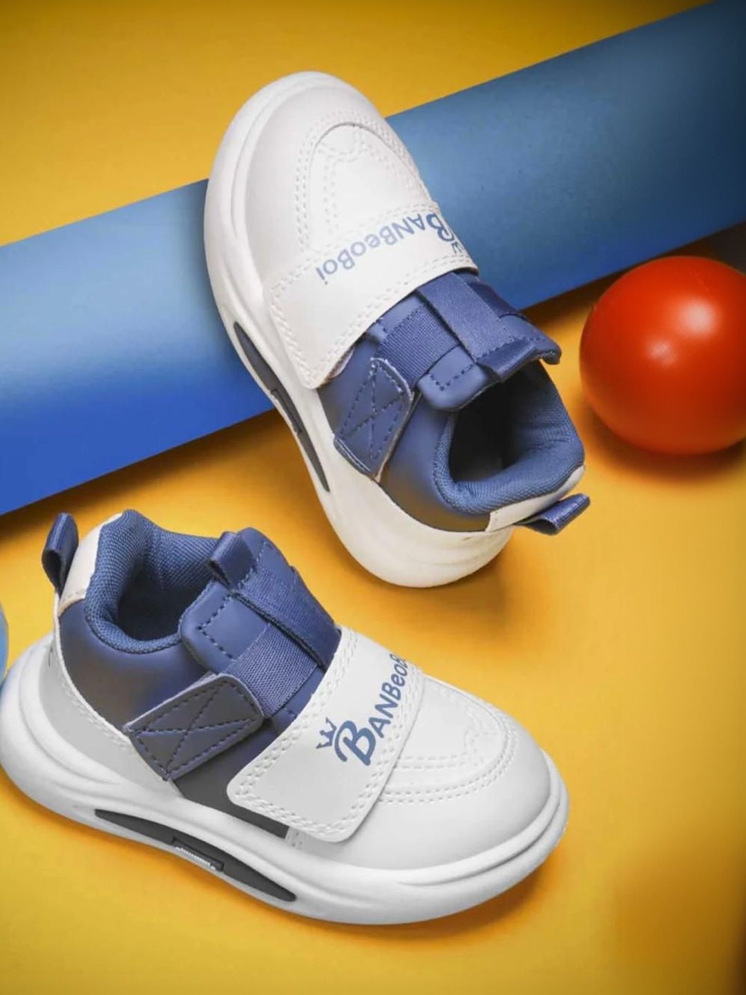 Happy Feet Unisex Kids Colourblocked Sneakers-image-1