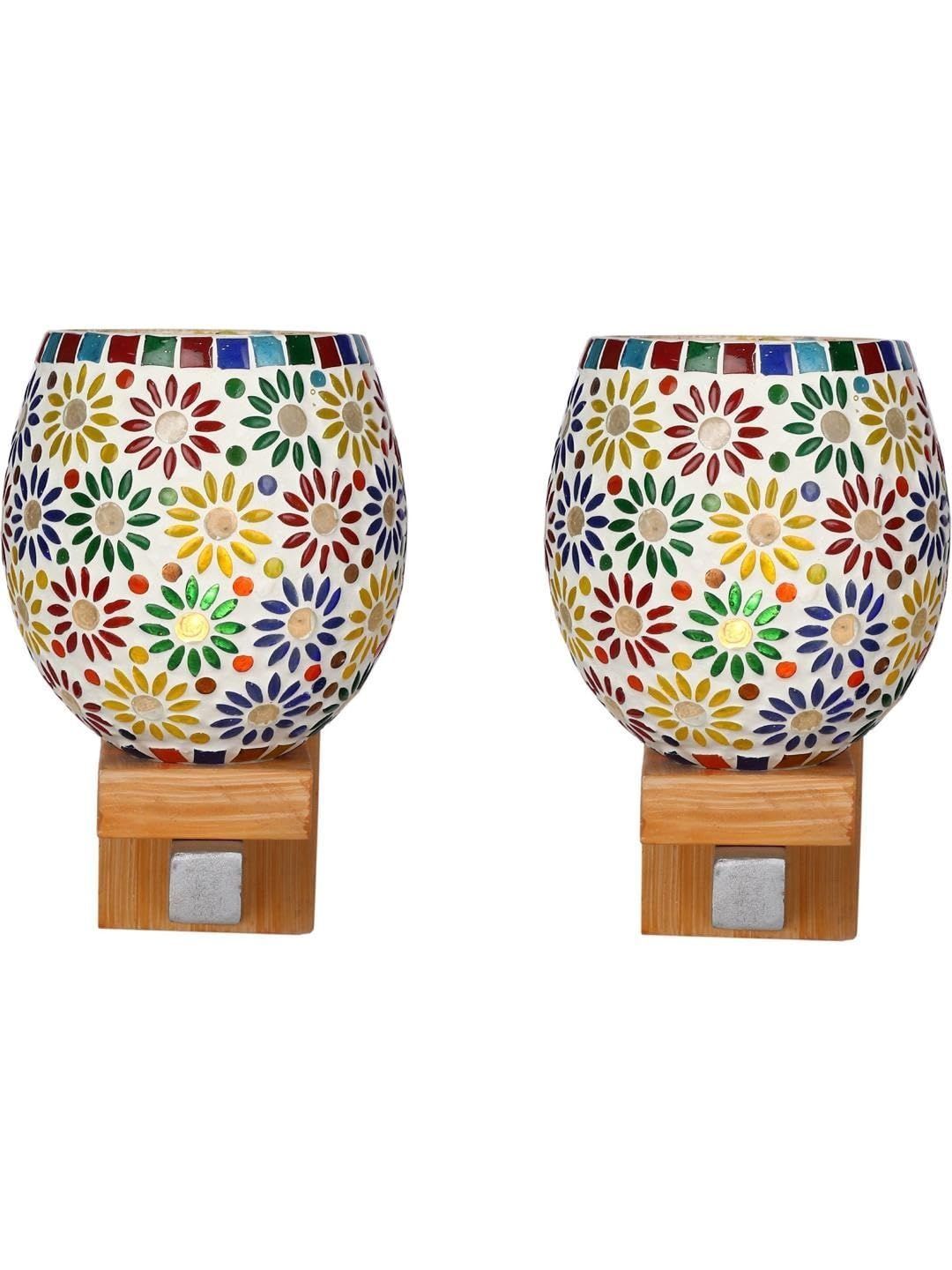 1ST TIME Multicoloured & Multicoloured Textured Wood Traditional Wall Lamp-image-28