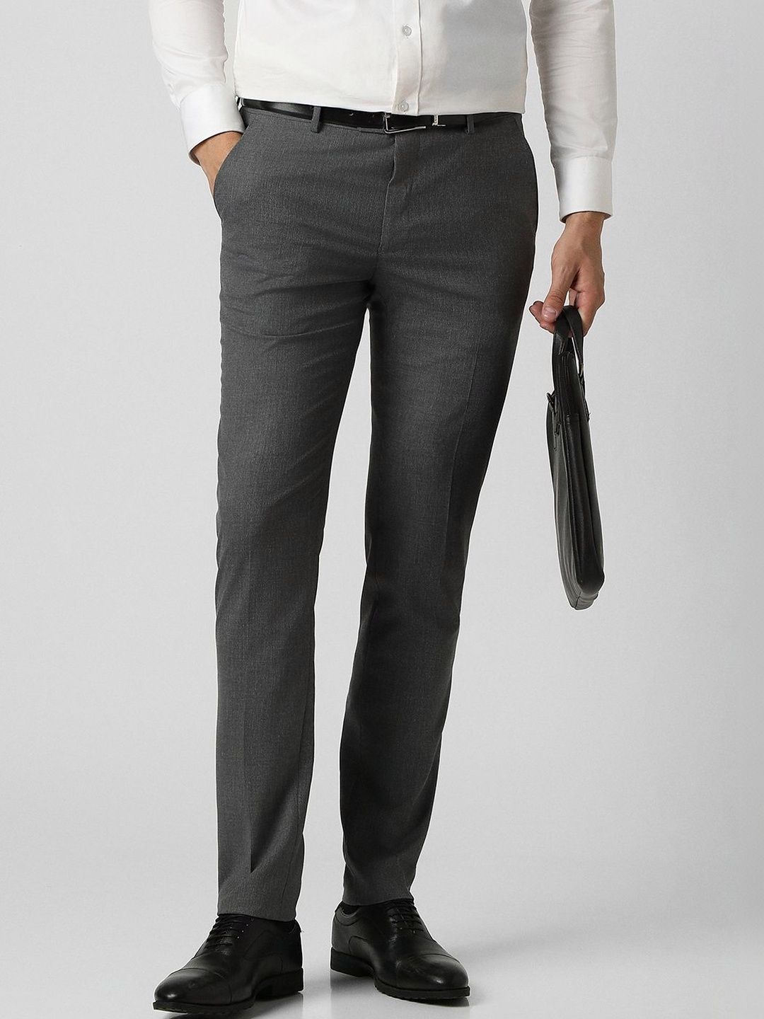 Peter England Men Slim Fit Trousers