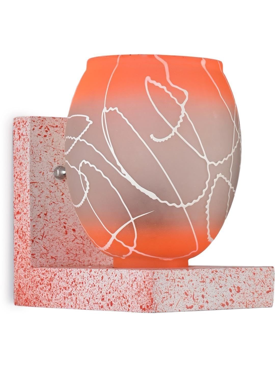1ST TIME Orange & Orange Textured Wood Contemporary Wall Lamp-picture-43