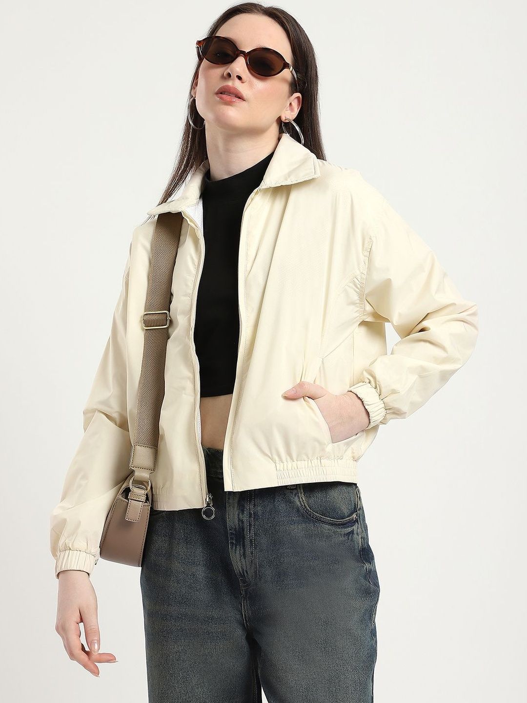 R&B Women Lightweight Bomber Jacket-picture-46