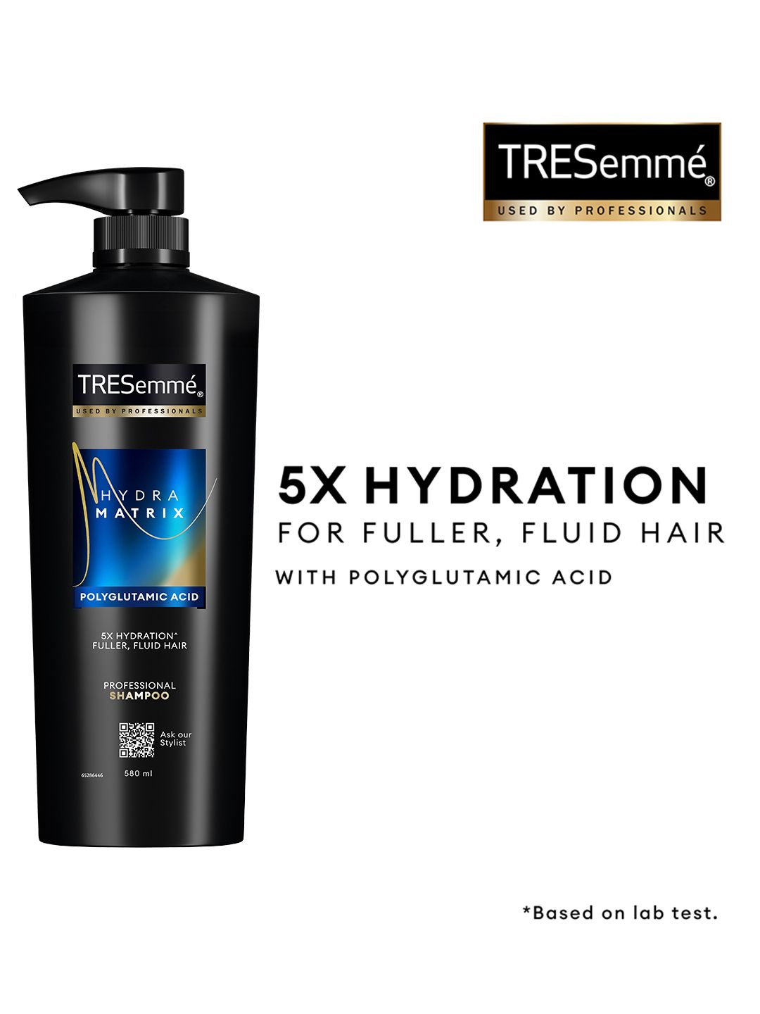 TRESemme Hydra Matrix Shampoo - Polyglutamic Acid for 100H of Hydrated Hair - 580 ml-image-9