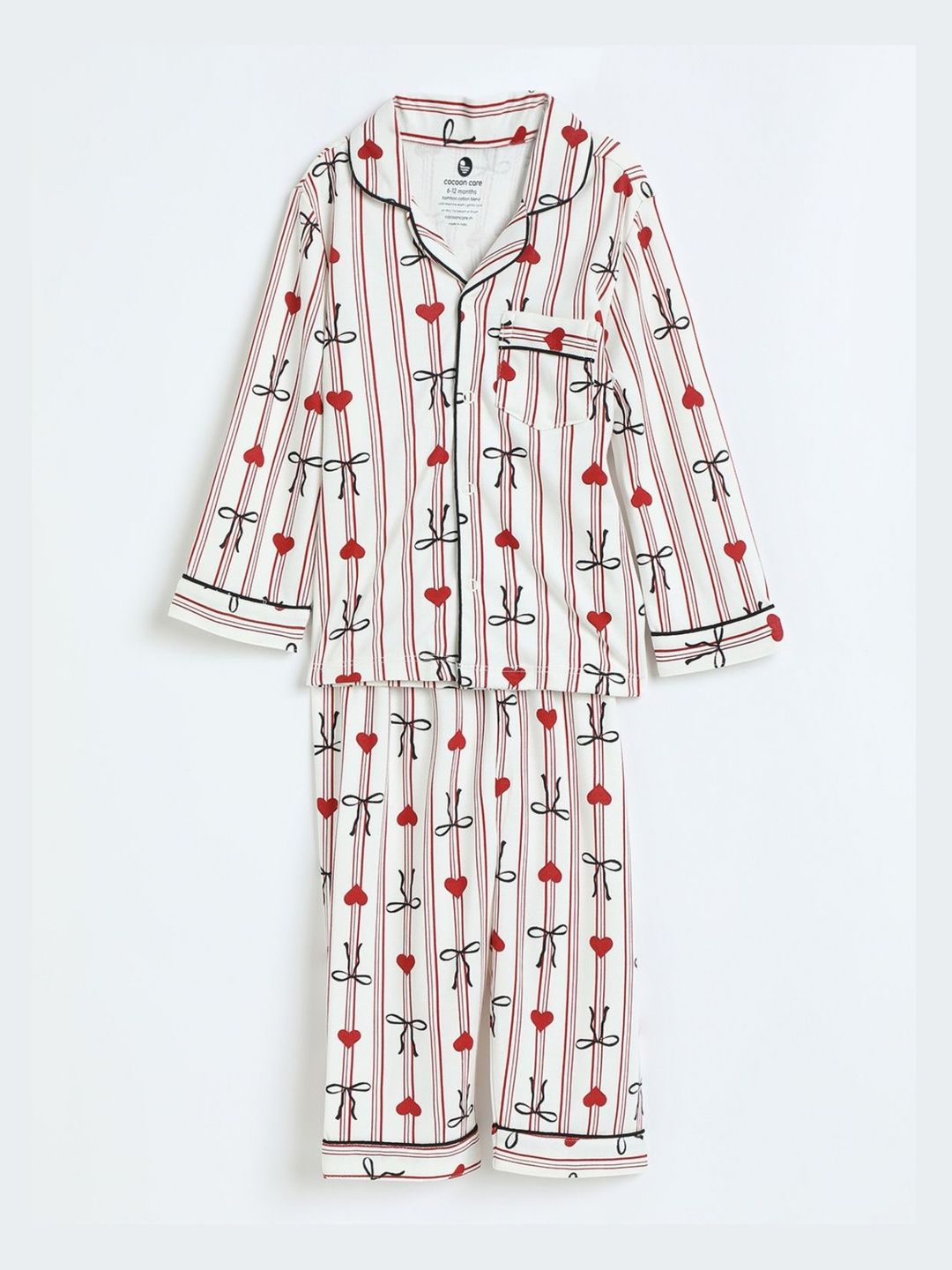 cocoon care Unisex Kids Printed Night suit-image-35