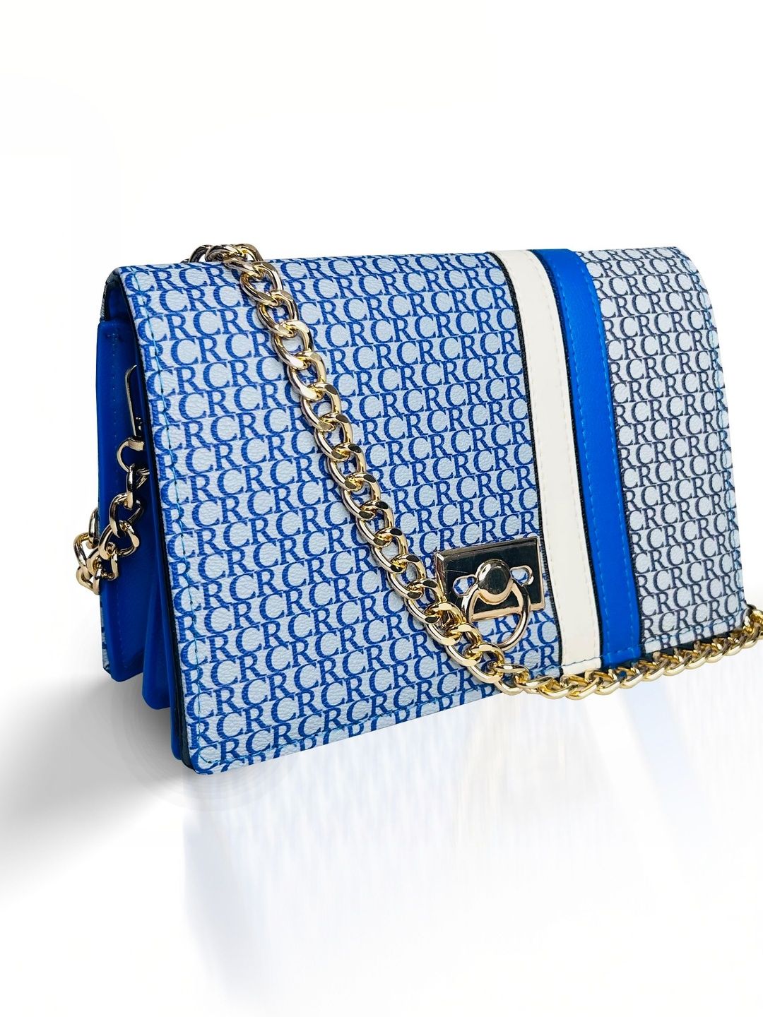 SAGEWARE Printed PU Sling Bag with Quilted-picture-22