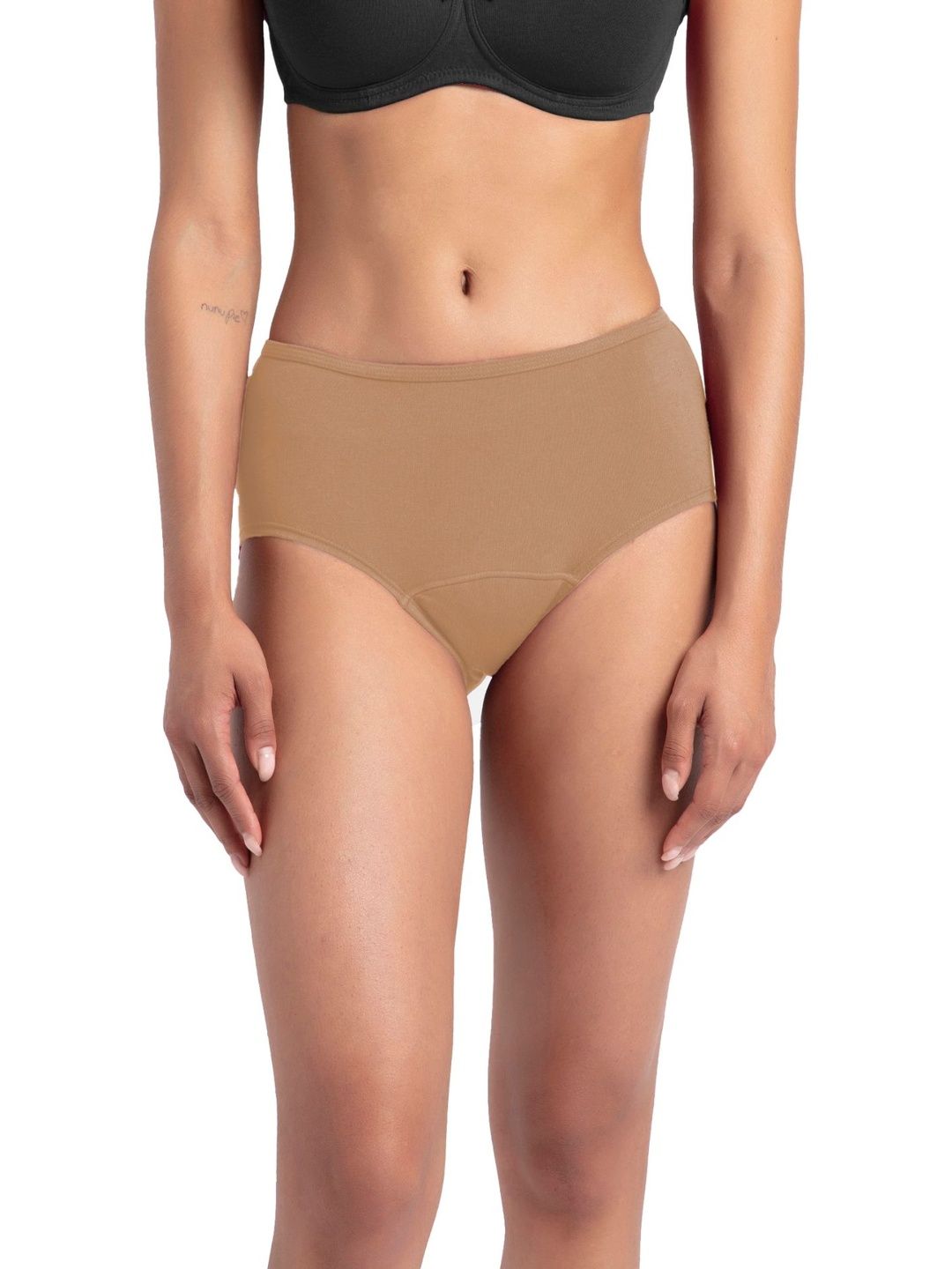 Jockey Pack of 2 Cotton Period Panty with Leak Proof Inner Absorbent Layer-SW05-picture-36