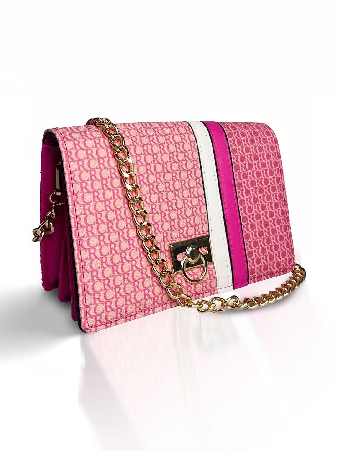 SAGEWARE Printed PU Sling Bag with Quilted-picture-29