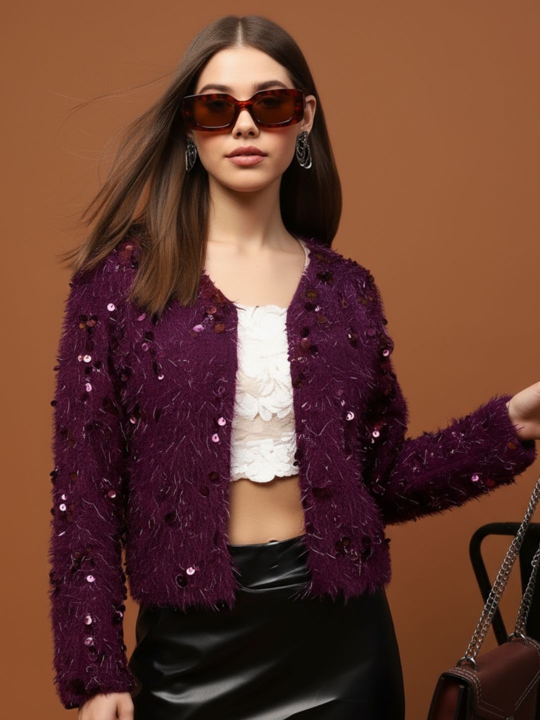 Sera Women Party Crop Shrug-picture-21
