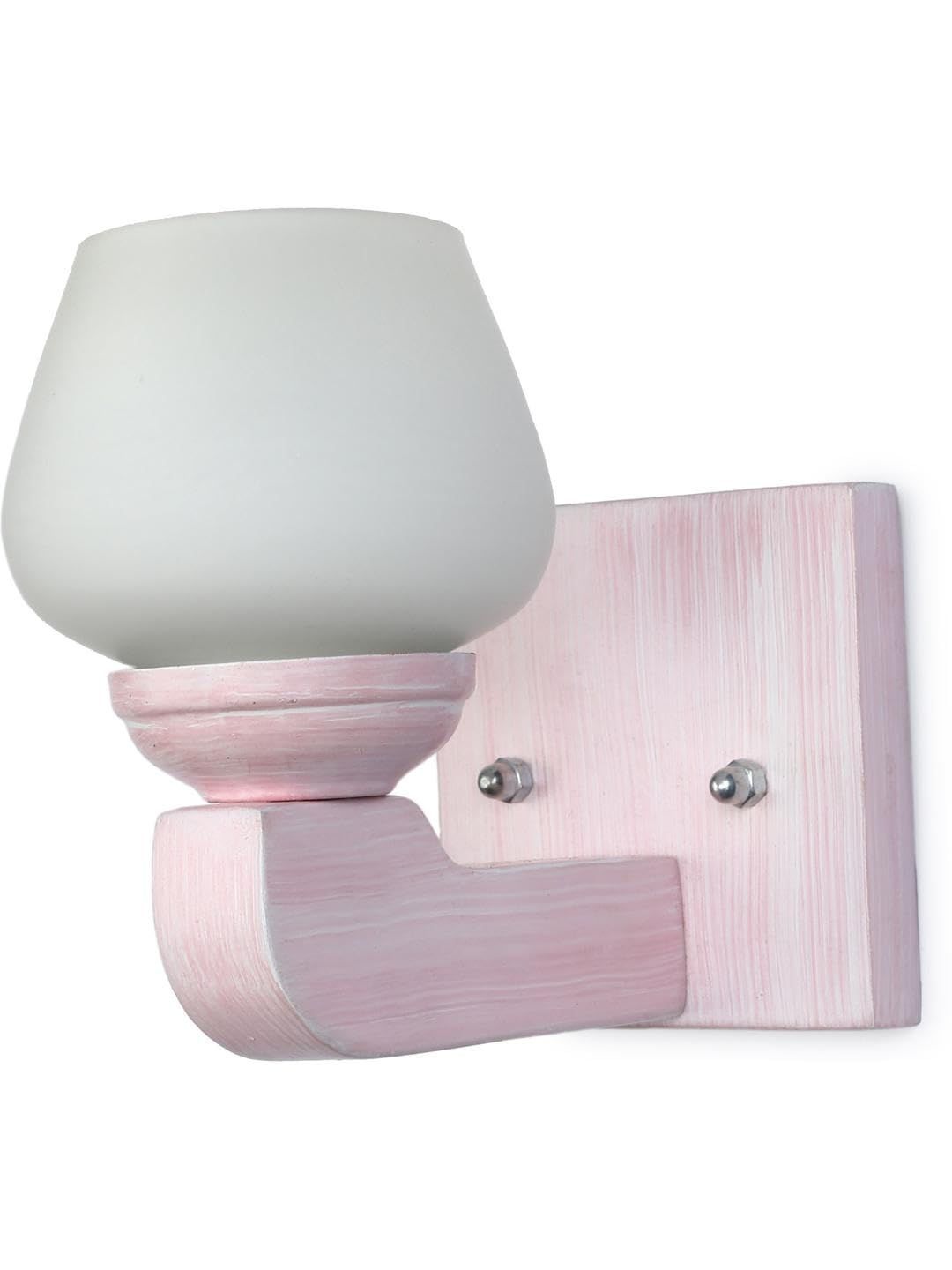 1ST TIME White & Pink Wood Contemporary Wall Lamp-picture-26