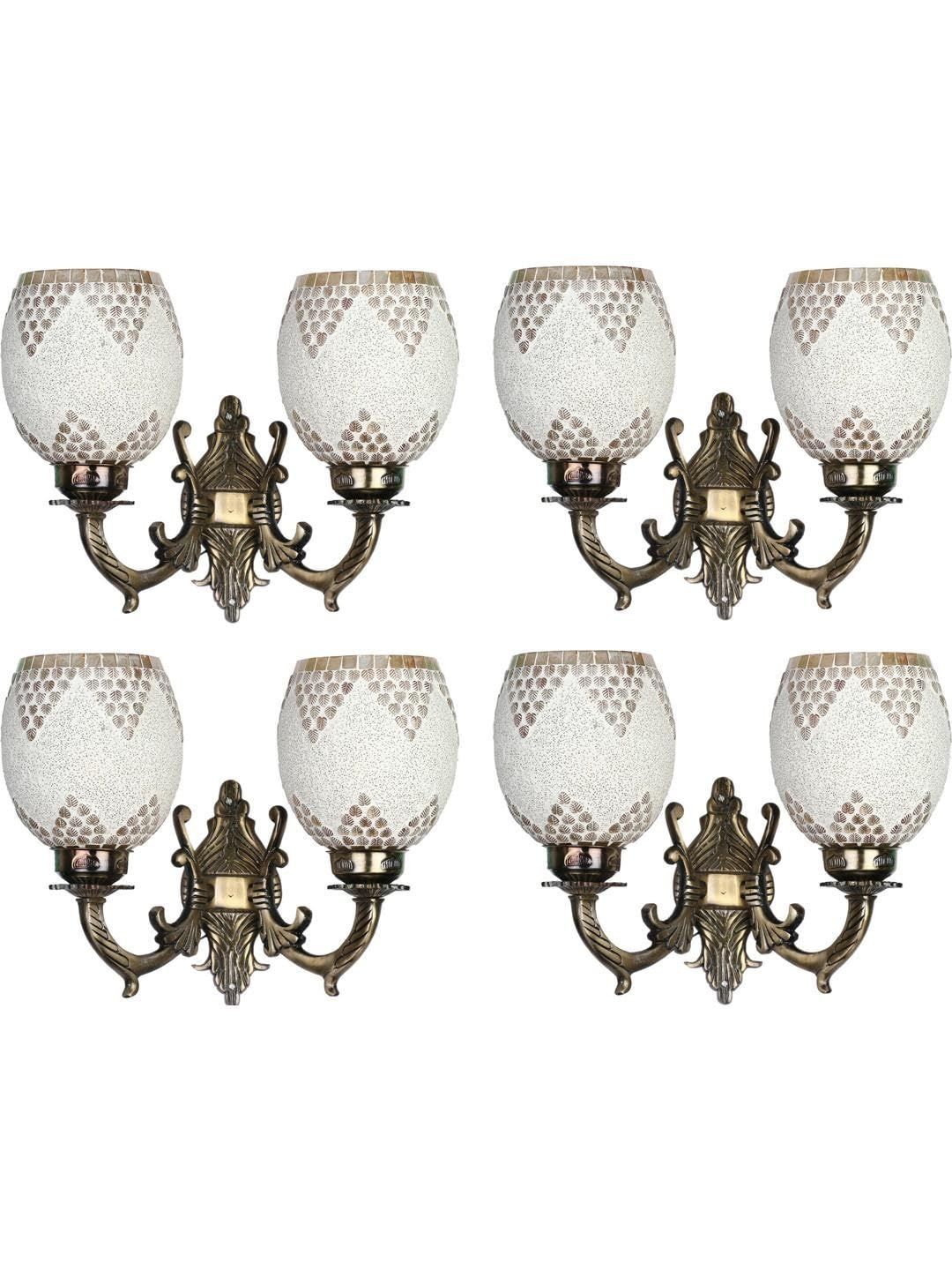 1ST TIME White & White Textured Metal Traditional Wall Lamp-picture-45