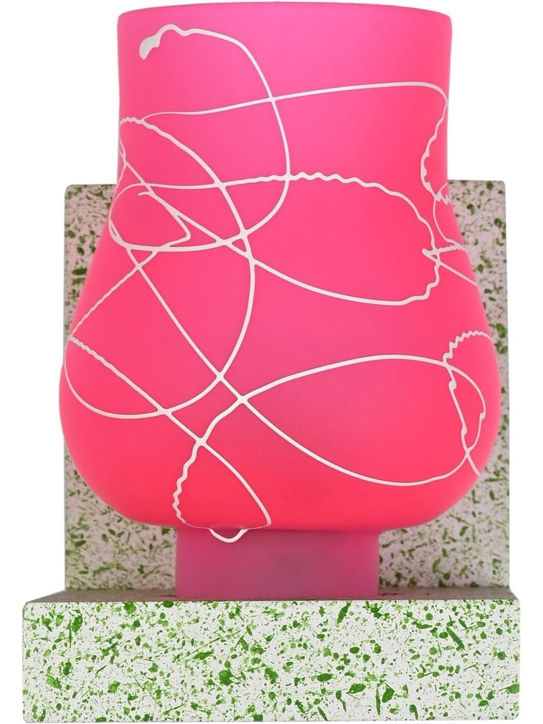 1ST TIME Pink & Pink Printed Wood Contemporary Abstract Shaped Shaped Wall Lamp-picture-19