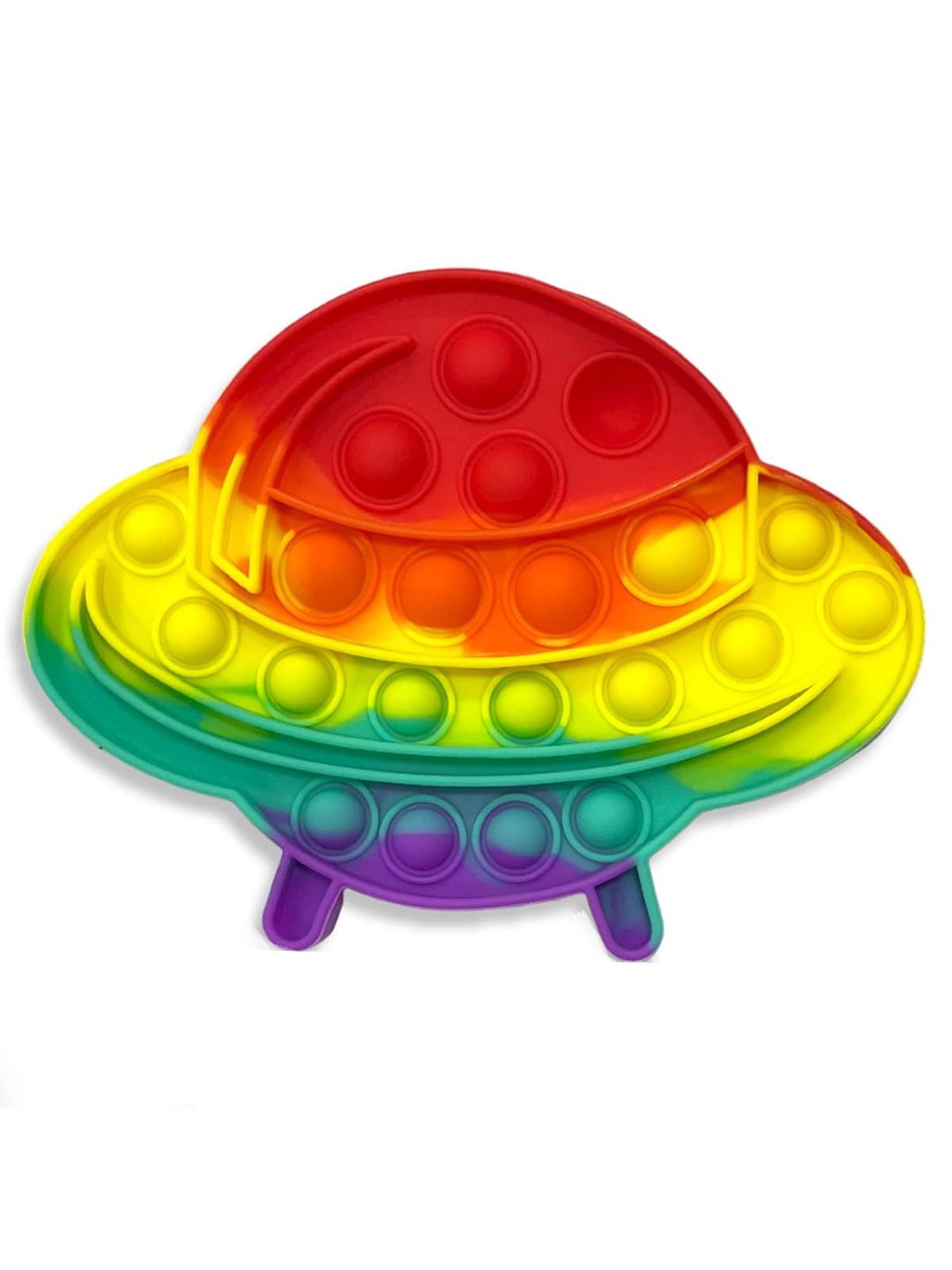 AUGEN Push Pop it Bubble Fidget Toy Stress Relief and Anti-Anxiety Tools Sensory Toy (UFO)-picture-31