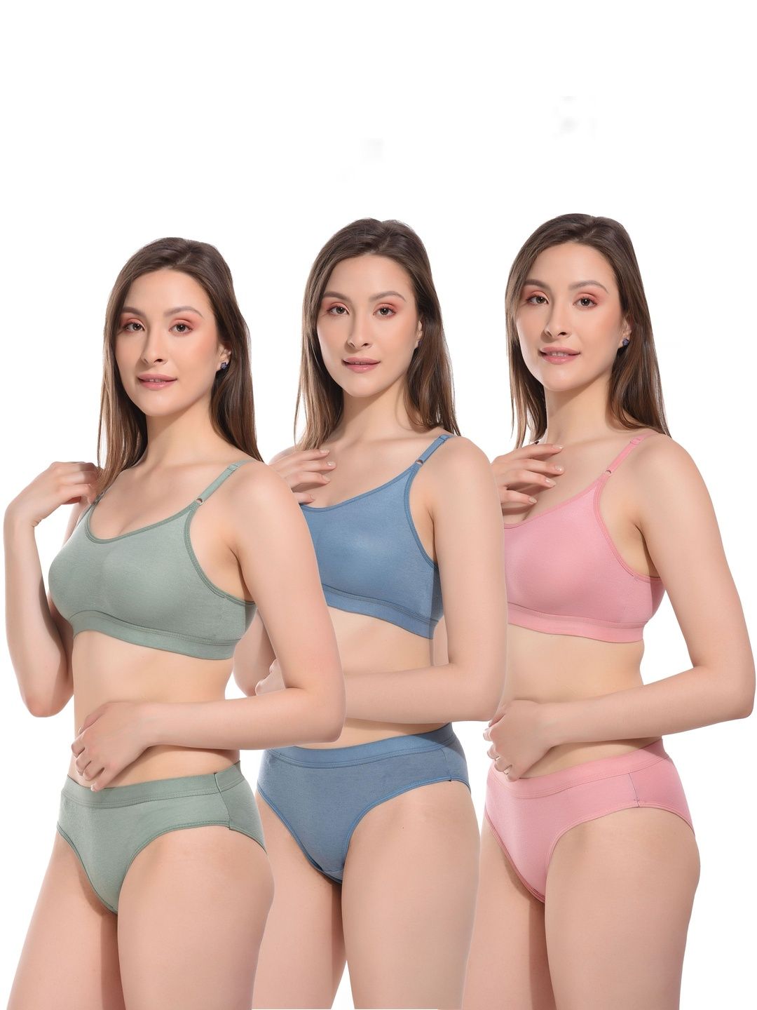 Kinza soft. Colourblocked Bra Full Coverage Underwired-picture-12