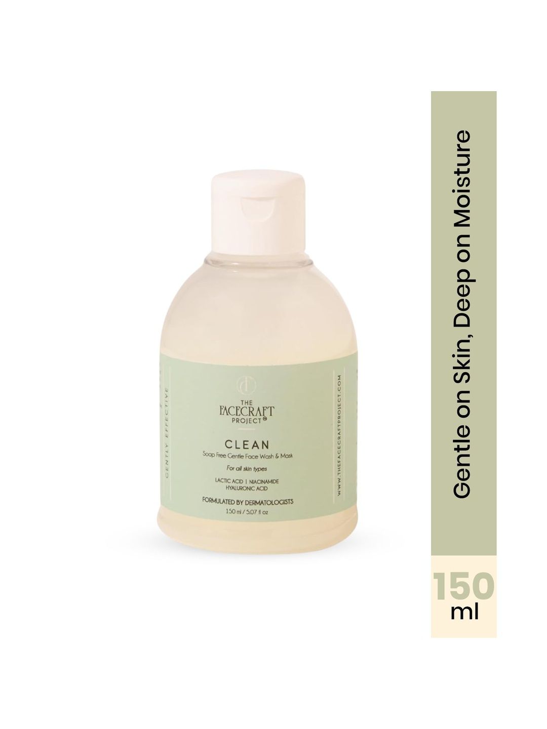 The FaceCraft Project Daily Soap Free Cleanser With Niacinamide - 150 ml