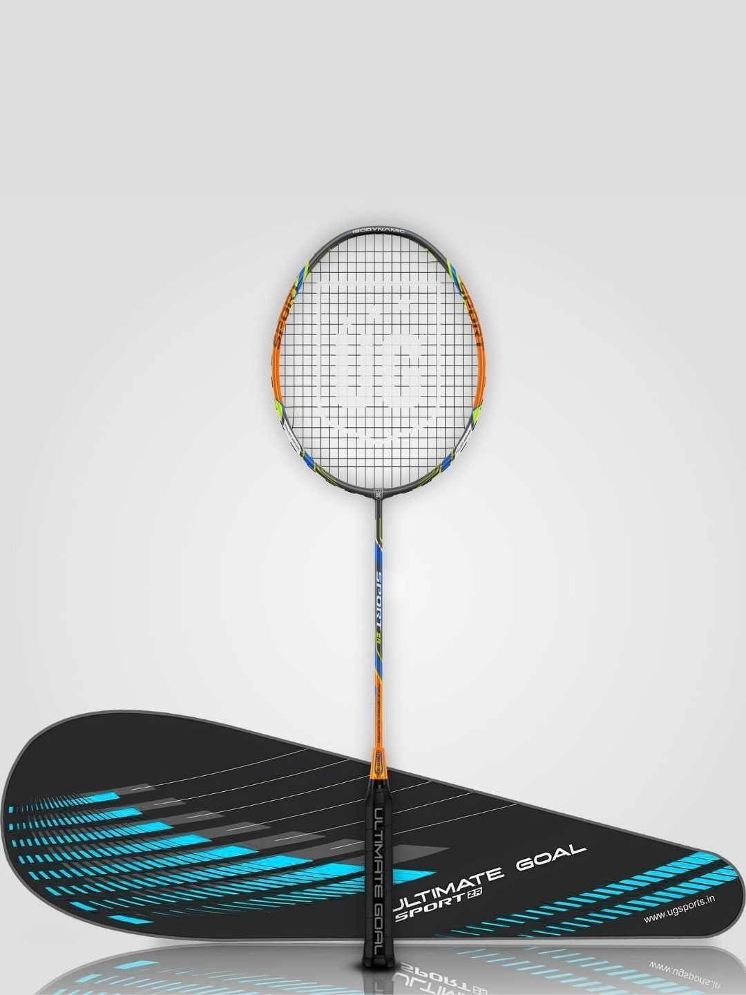 UG SPORTS Lightweight Sport ZR Aluminium Singal Badminton Racquets with Cover