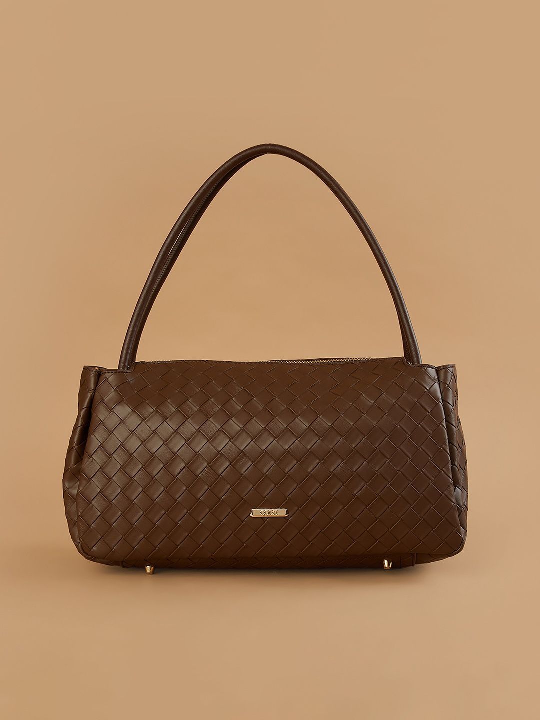 CODE by Lifestyle Textured Shoulder Bag with Tasselled-picture-49