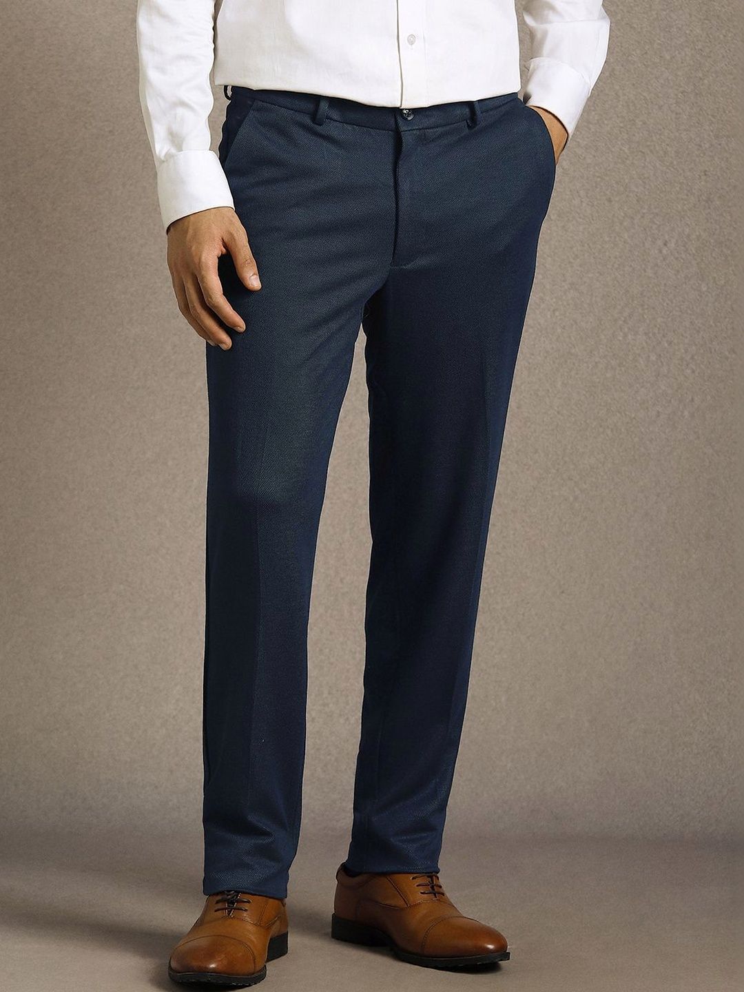 Louis Philippe Men Slim Fit Trousers-picture-41