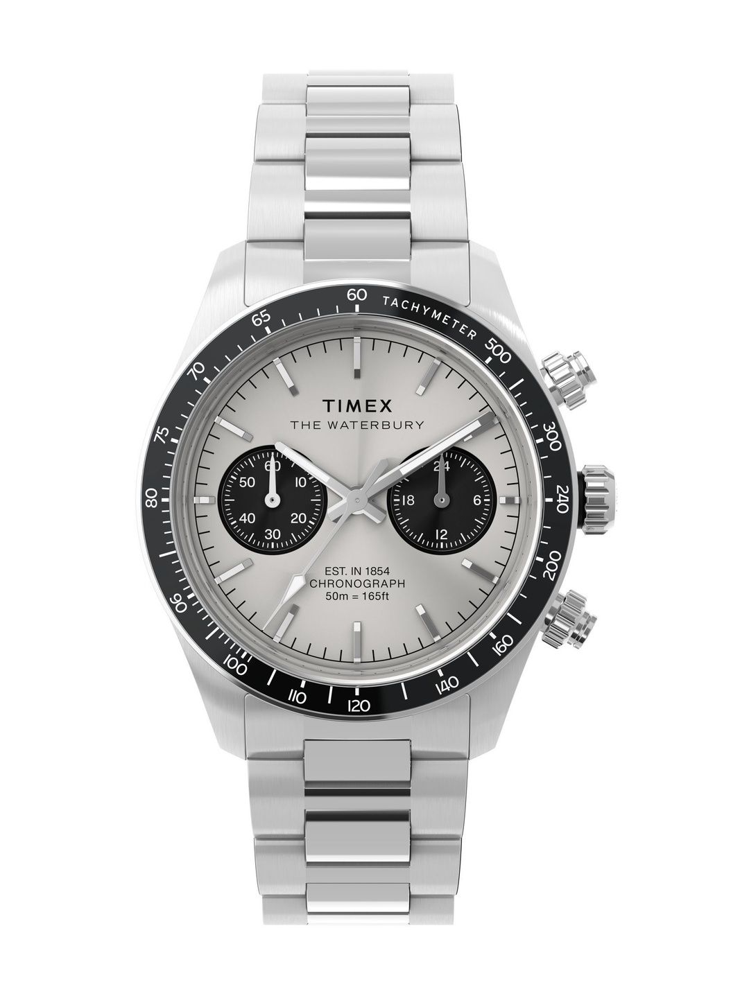 Timex Men Dial & Stainless Steel Bracelet Style Straps Analogue Watch TW2Y19200IK-image-16