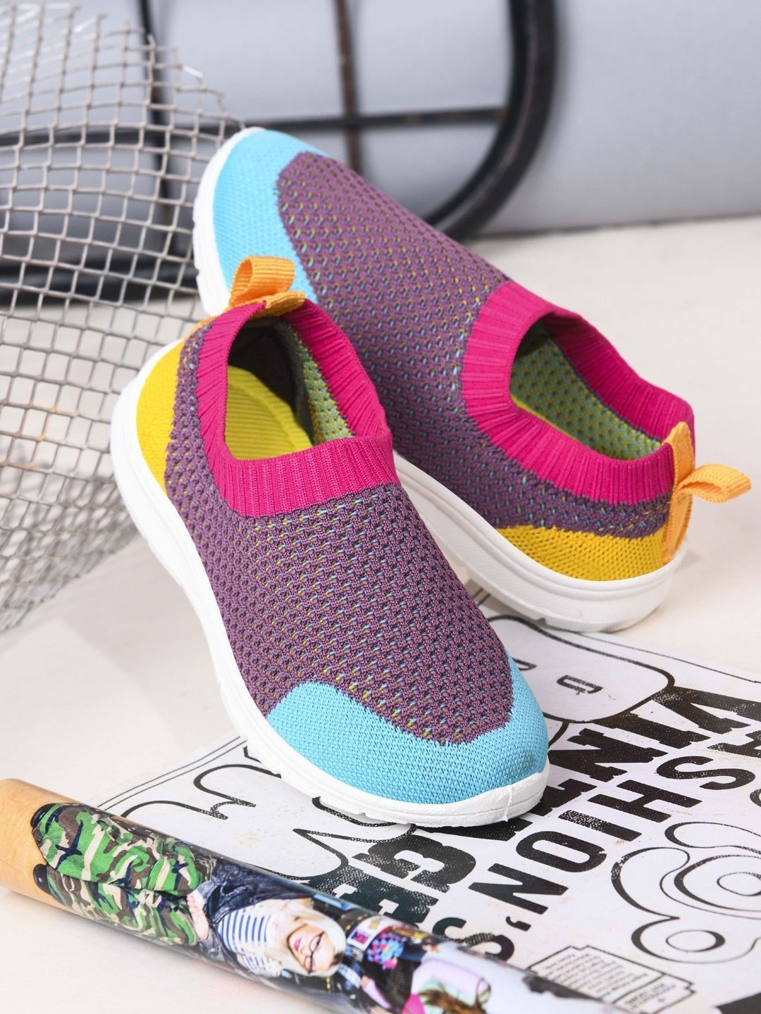 YK Boys Woven Design Sneakers-picture-26