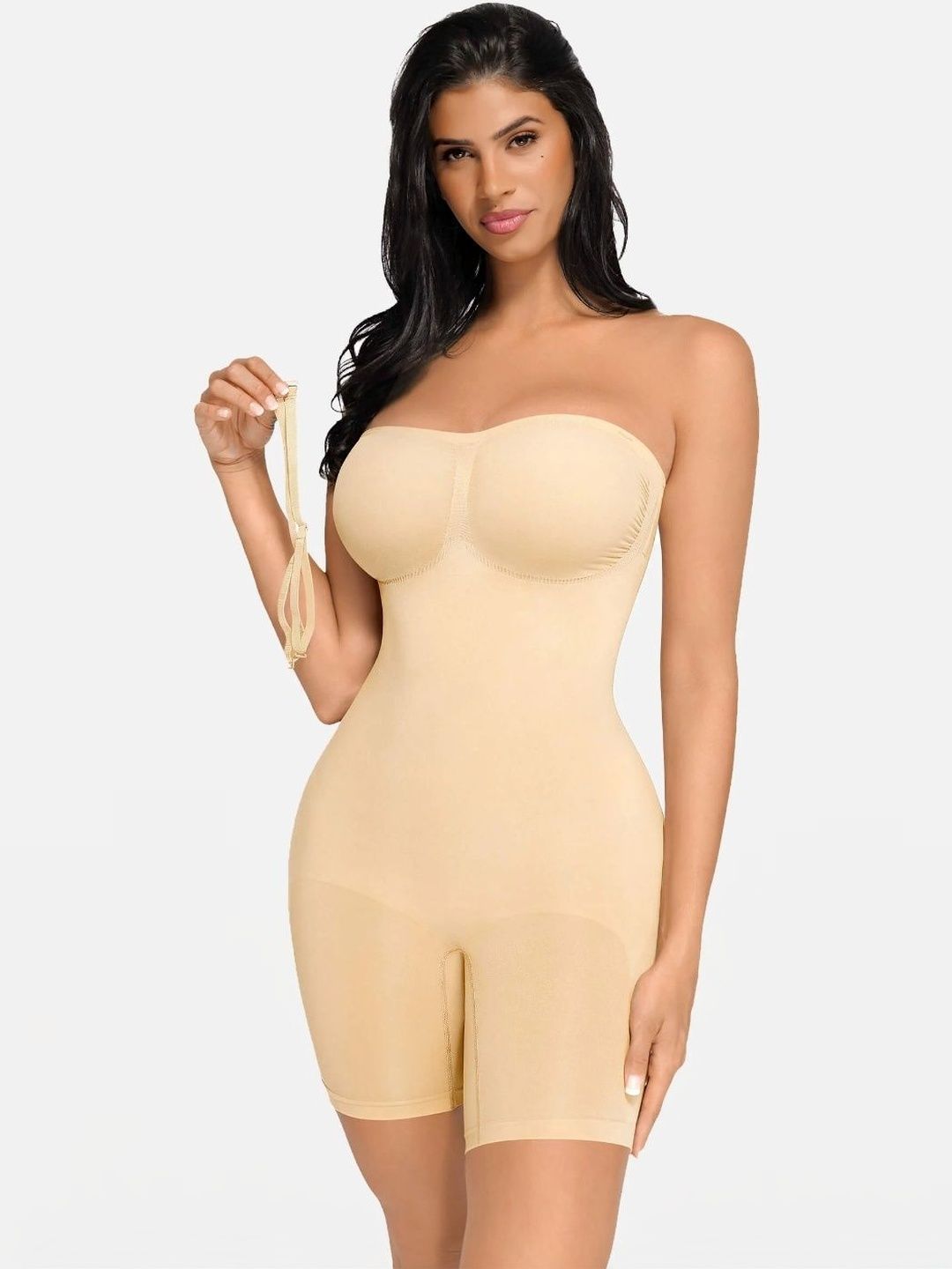 SHOP THE EDIT Strapless Butt lifting Bodysuit Shapewear-picture-35