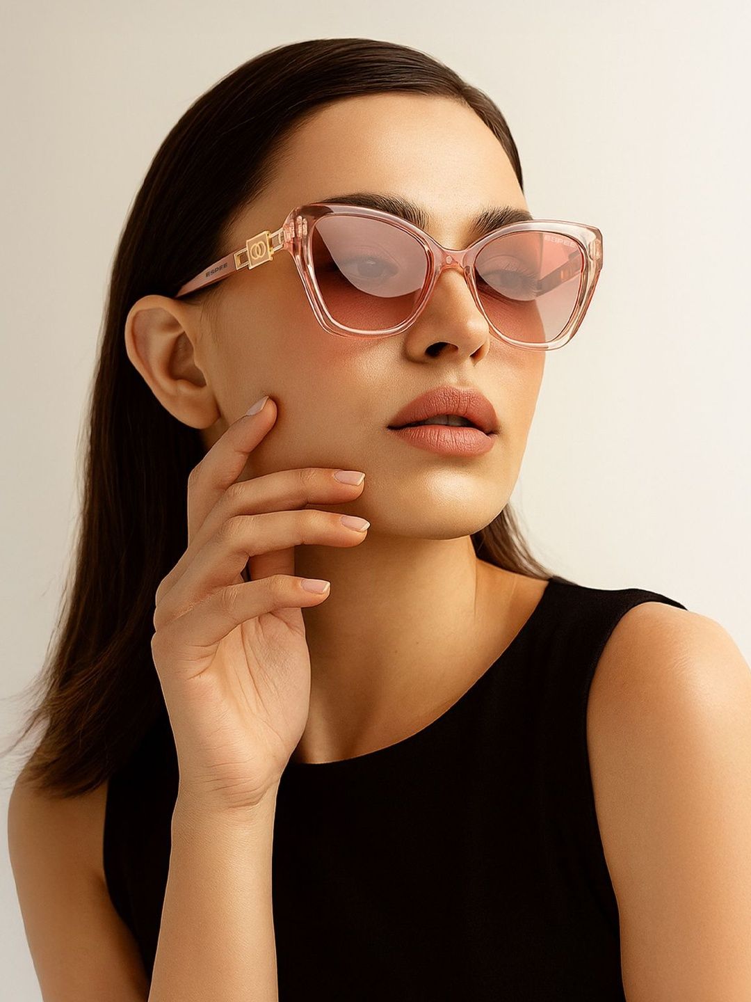 Espee Women Brown Lens & Pink Butterfly Sunglasses with UV Protected Lens-image-41
