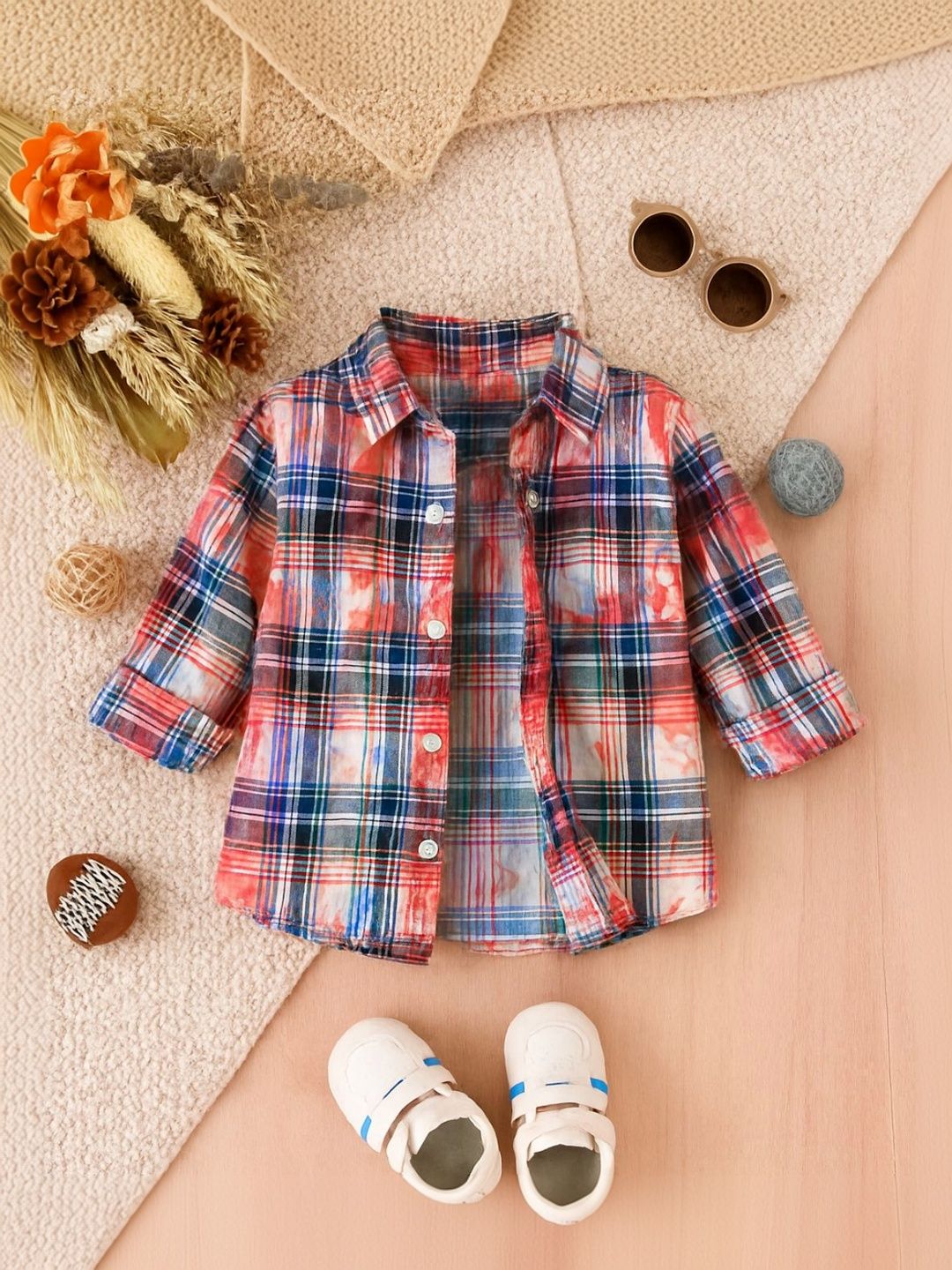 Googo Gaaga Boys Tartan Checks Checked Casual Shirt