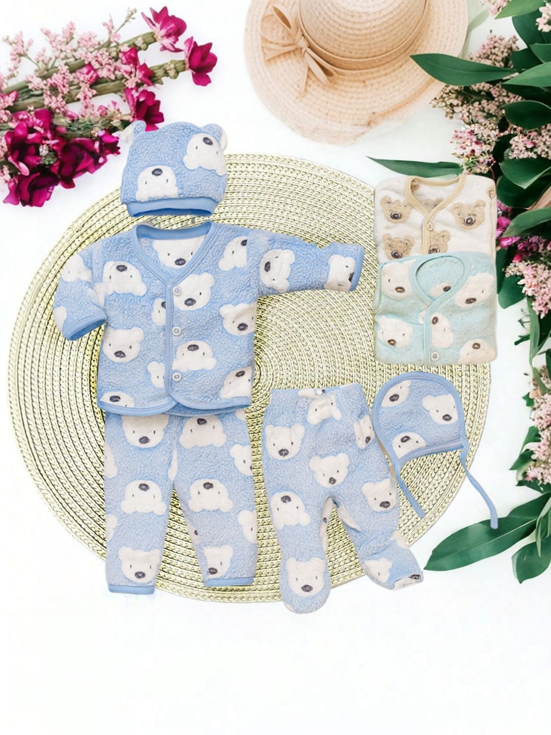 Fareto Unisex Kids Printed T-shirt with Pyjamas-picture-44