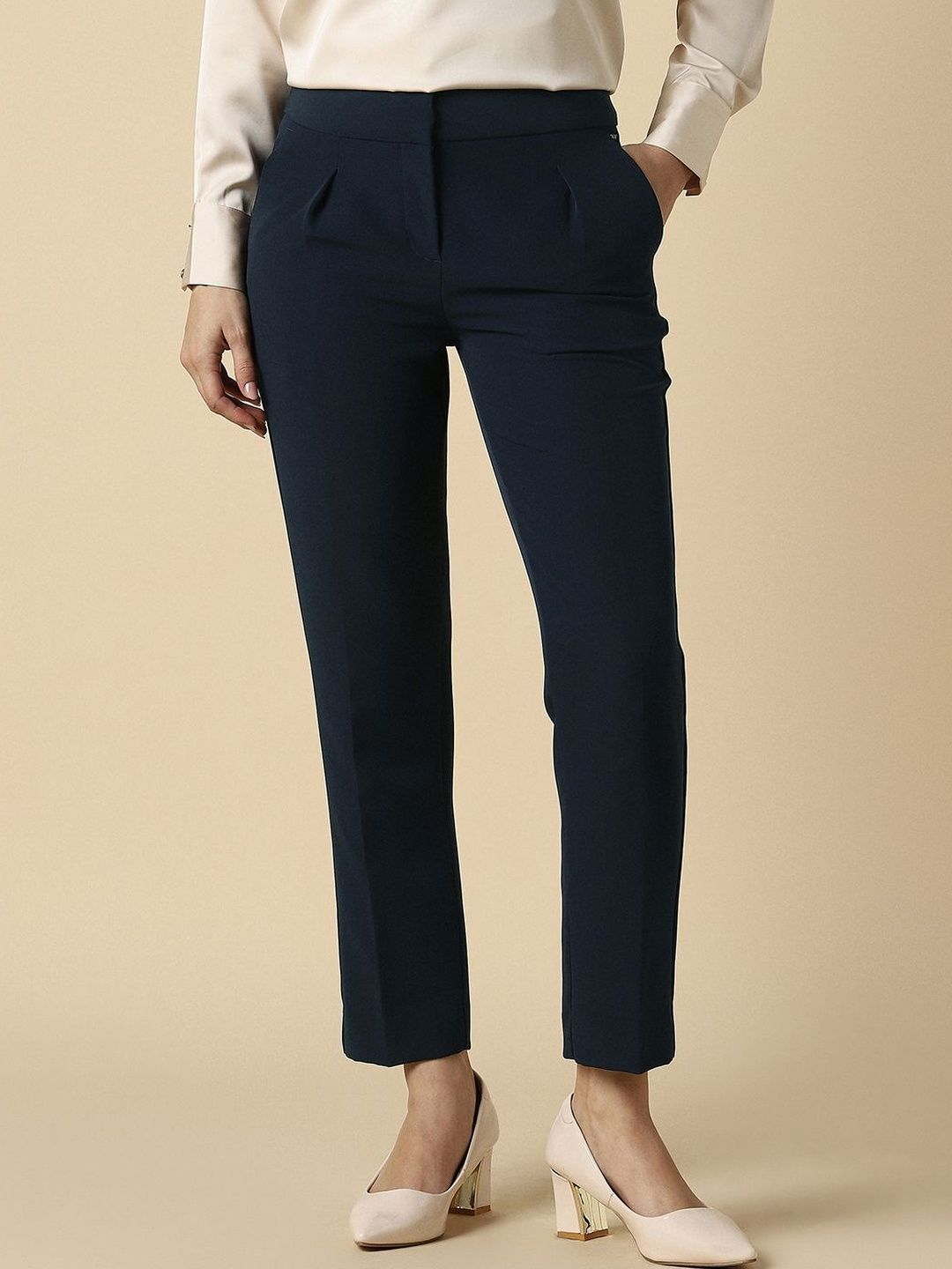 Allen Solly Woman Women Pleated Trousers-image-48