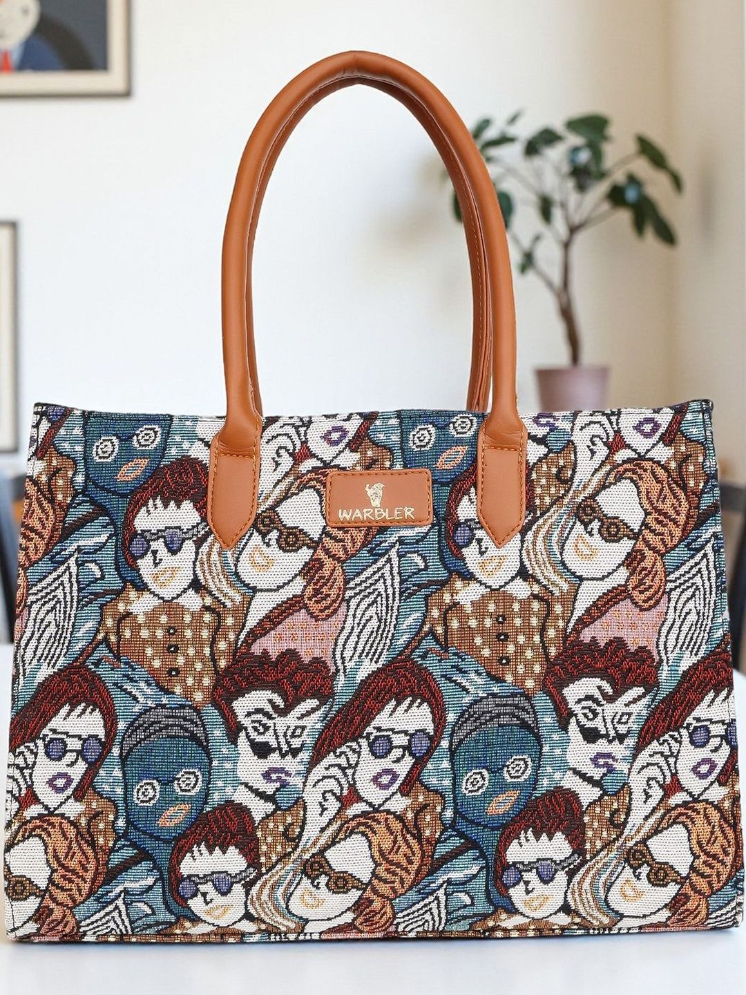 Warbler Printed Tote Bag-picture-28
