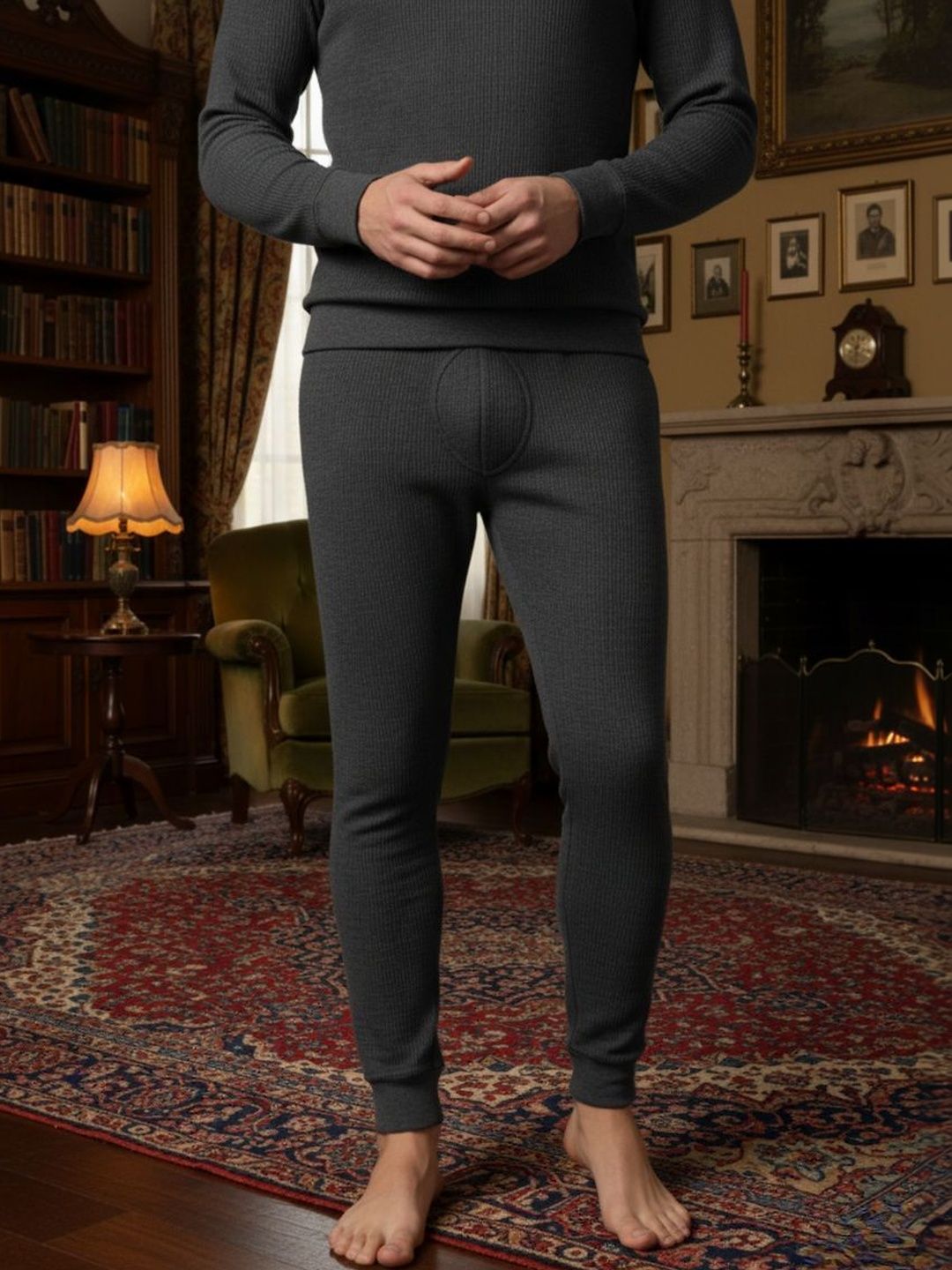 MACK JONNEY Men Mid-Rise Thermal Bottoms