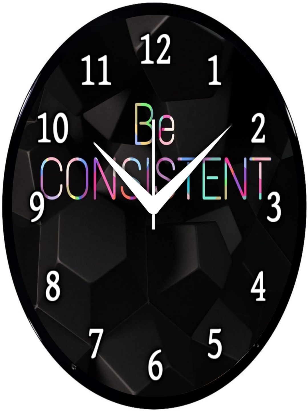Babawill Multicoloured & Black Printed Contemporary Wall Clock-picture-34