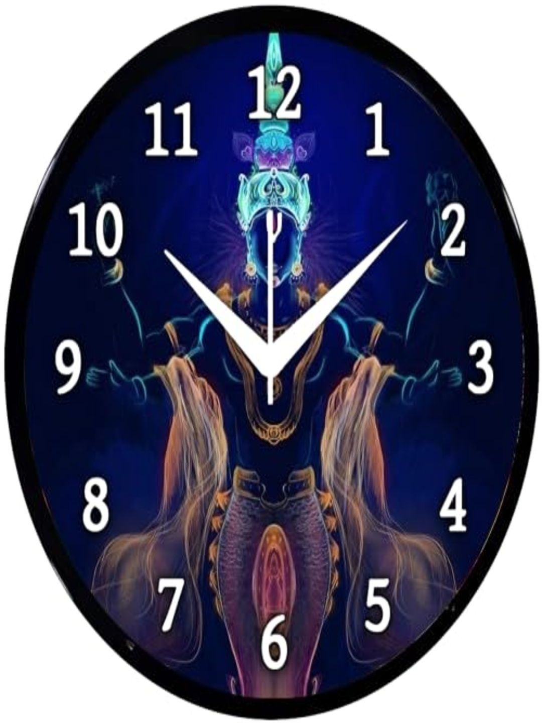 Babawill Multicoloured & Multicoloured Printed Wall Clock-picture-14