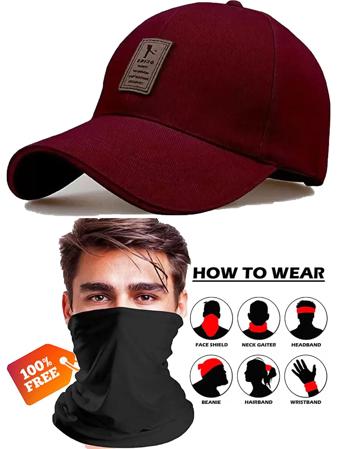 FLEXCYCAP Men Woollen Baseball Cap-image-11