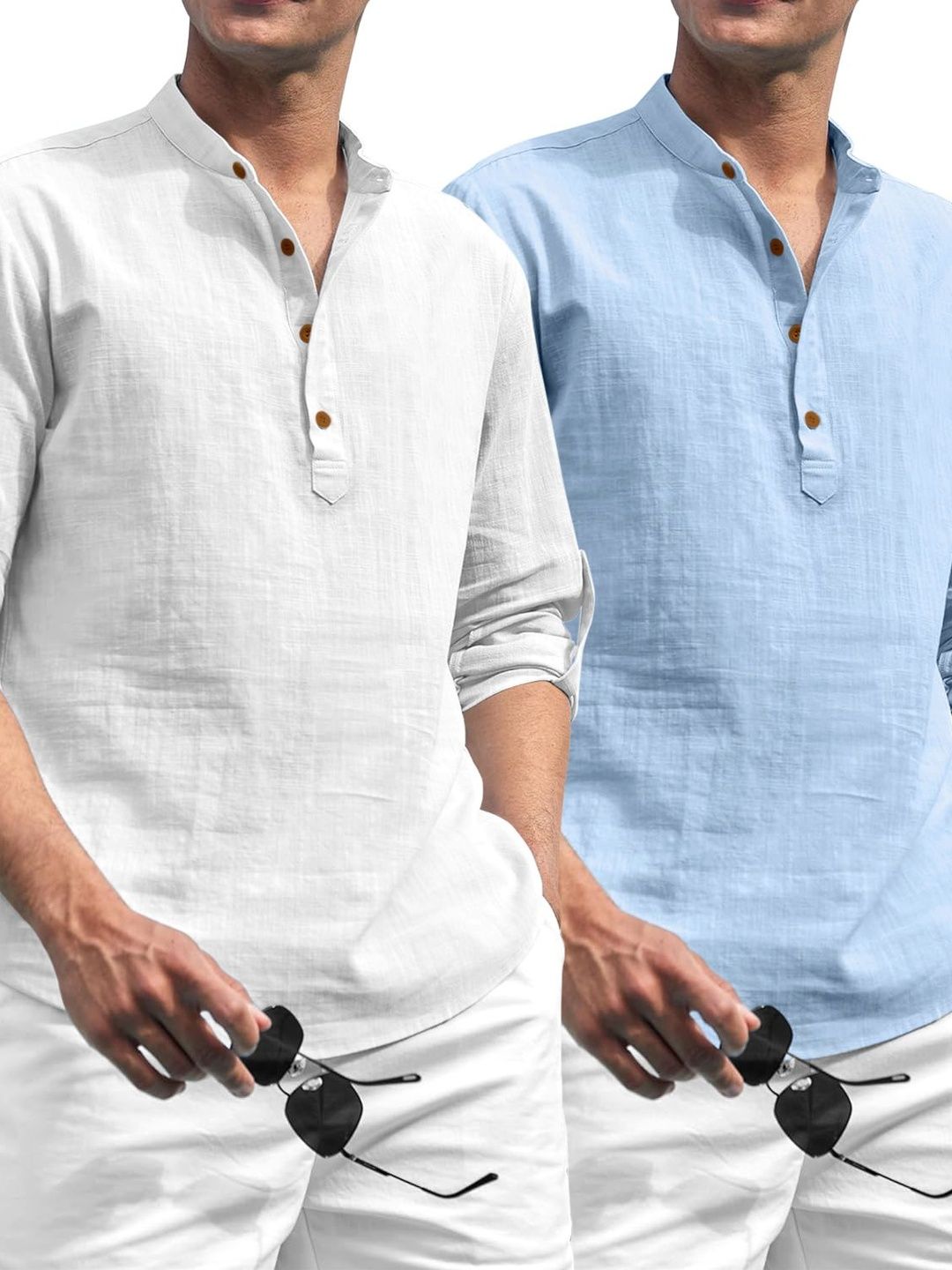 ZELINCO Men Thread Work Kurta-picture-26