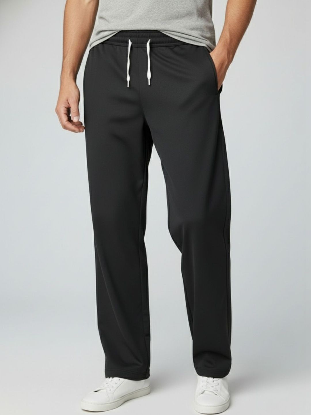 INDICLUB Men Mid-Rise Track Pants-image-6