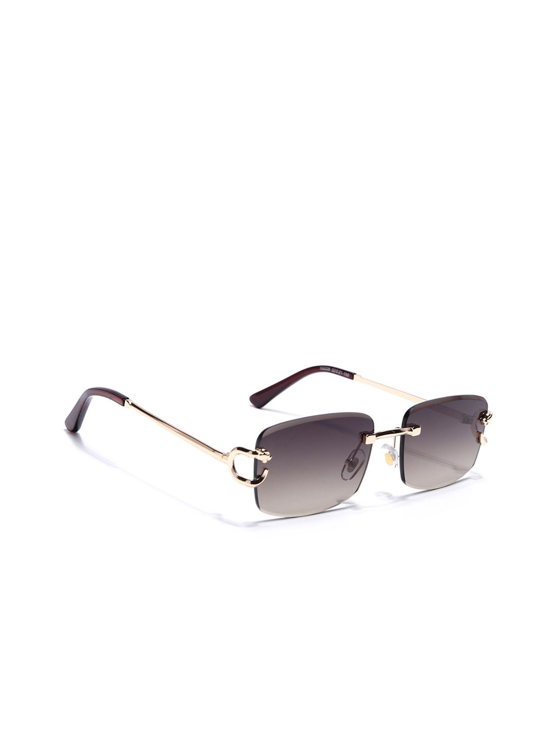 Voyage Unisex Rectangle Sunglasses with UV Protected Lens 5G228MG7526-picture-30