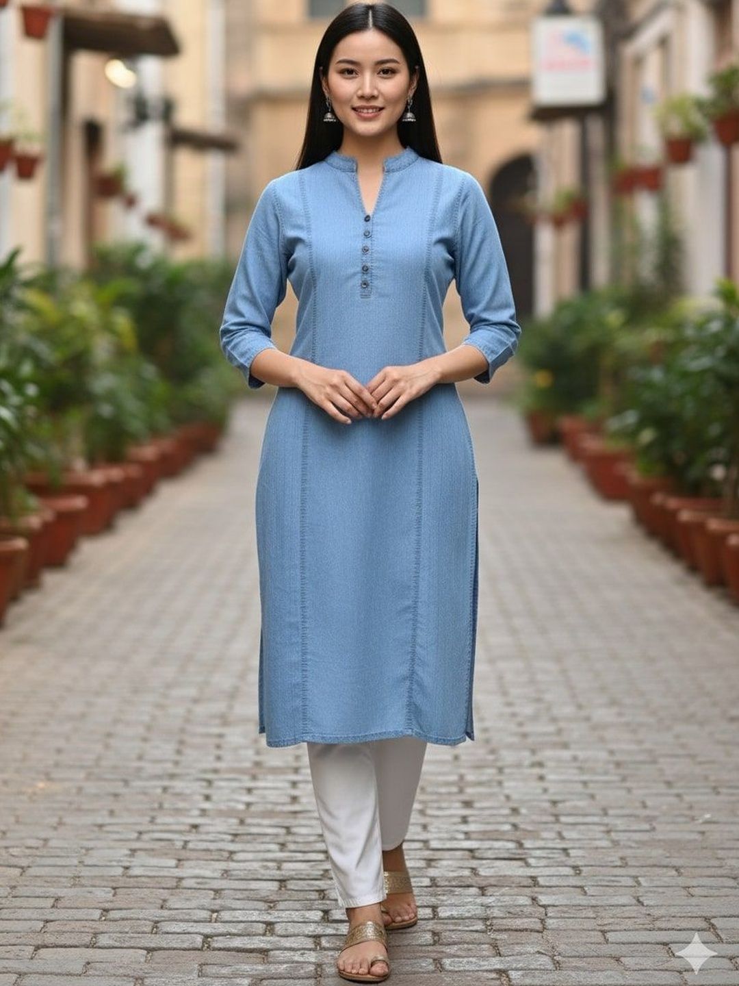 SK Creation Woven Design Kurti-picture-35