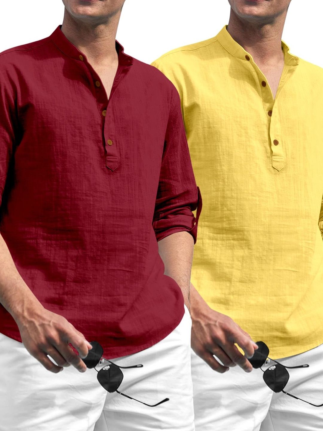 ZELINCO Men Thread Work Kurta-picture-16
