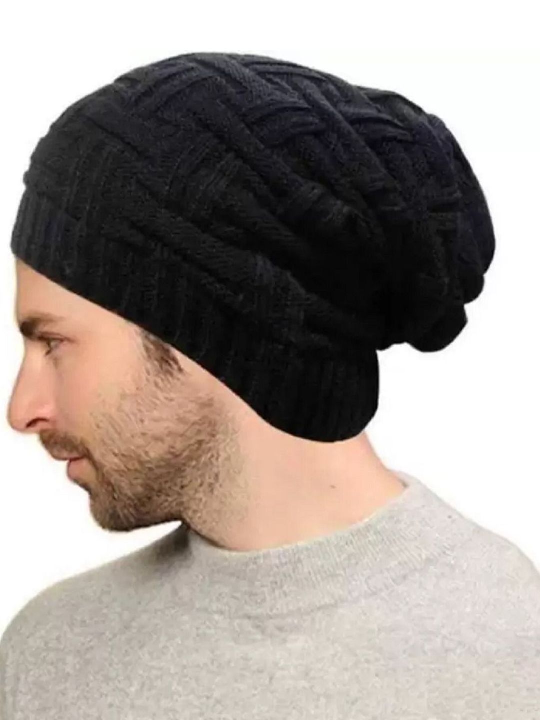 FLEXCYCAP Men Woollen Beanie-picture-16