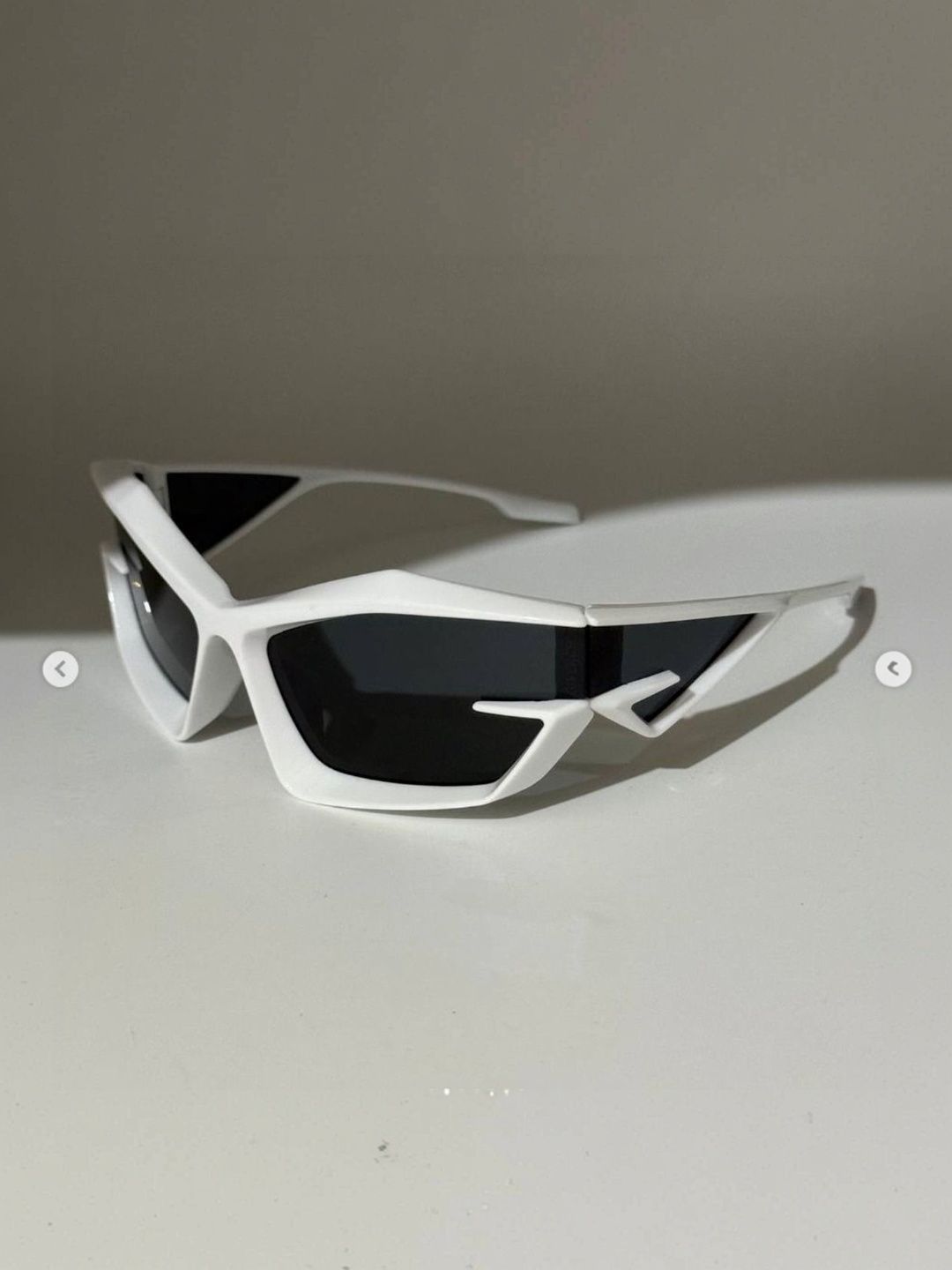 SPADEACES Unisex Black Lens & White Sports Sunglasses with-picture-37