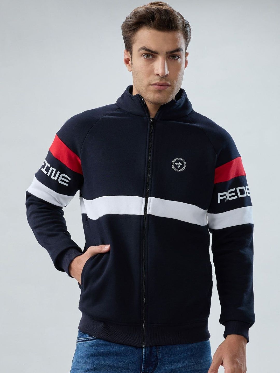 Status Quo Men Colourblocked Sweatshirt-picture-32