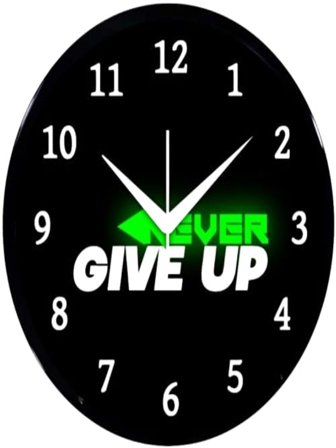 Babawill Black Printed Analogue Round Wall Clock-image-40