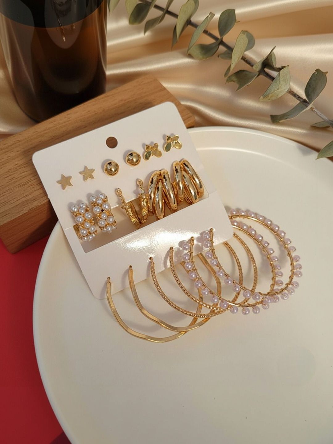 DressBerry Circular Hoop Earrings-picture-42