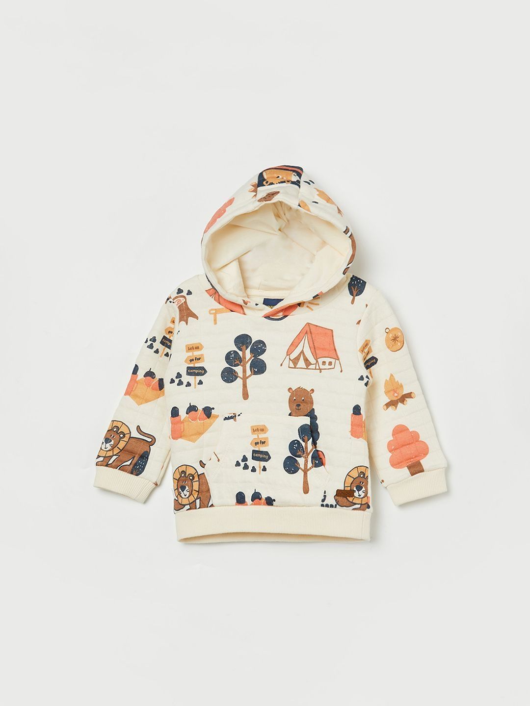 Juniors by Lifestyle Boys Printed Hooded Sweatshirt-image-3