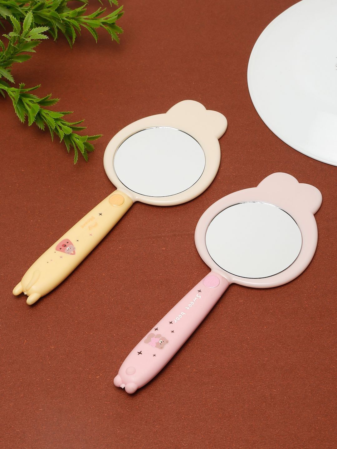 Stoln Set of 2 Kids Peach & Pink Mirrors-picture-15