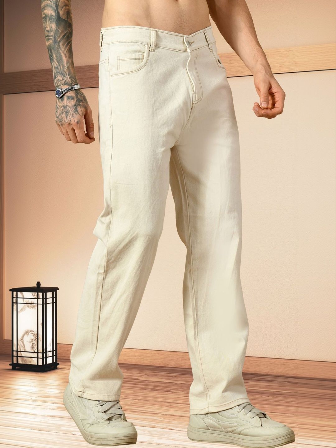 LINARIA Men Classic Mid-Rise Stretchable Jeans-picture-27