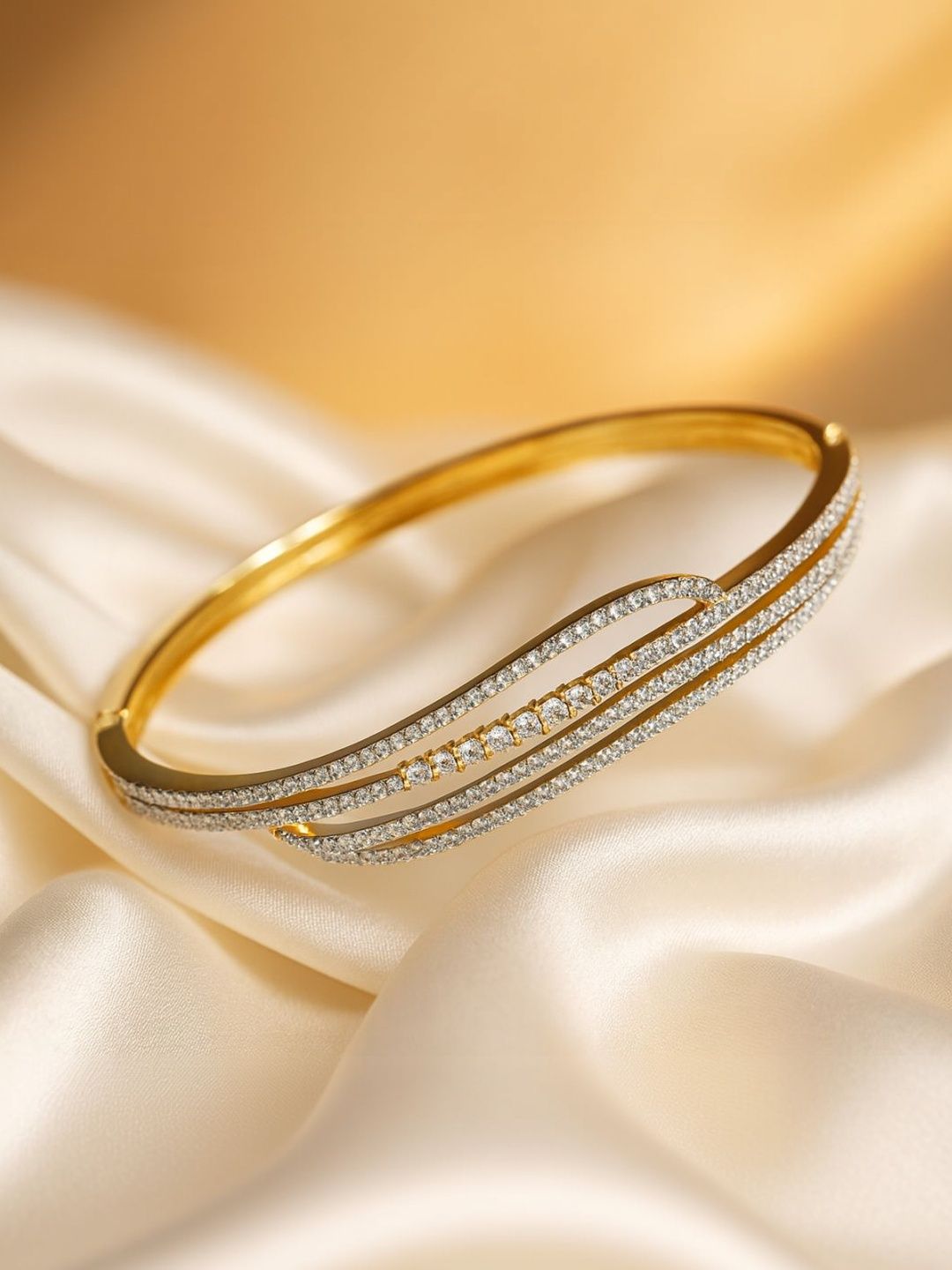 Anouk Women Brass Gold-Plated Bangle-Style Bracelet-picture-14