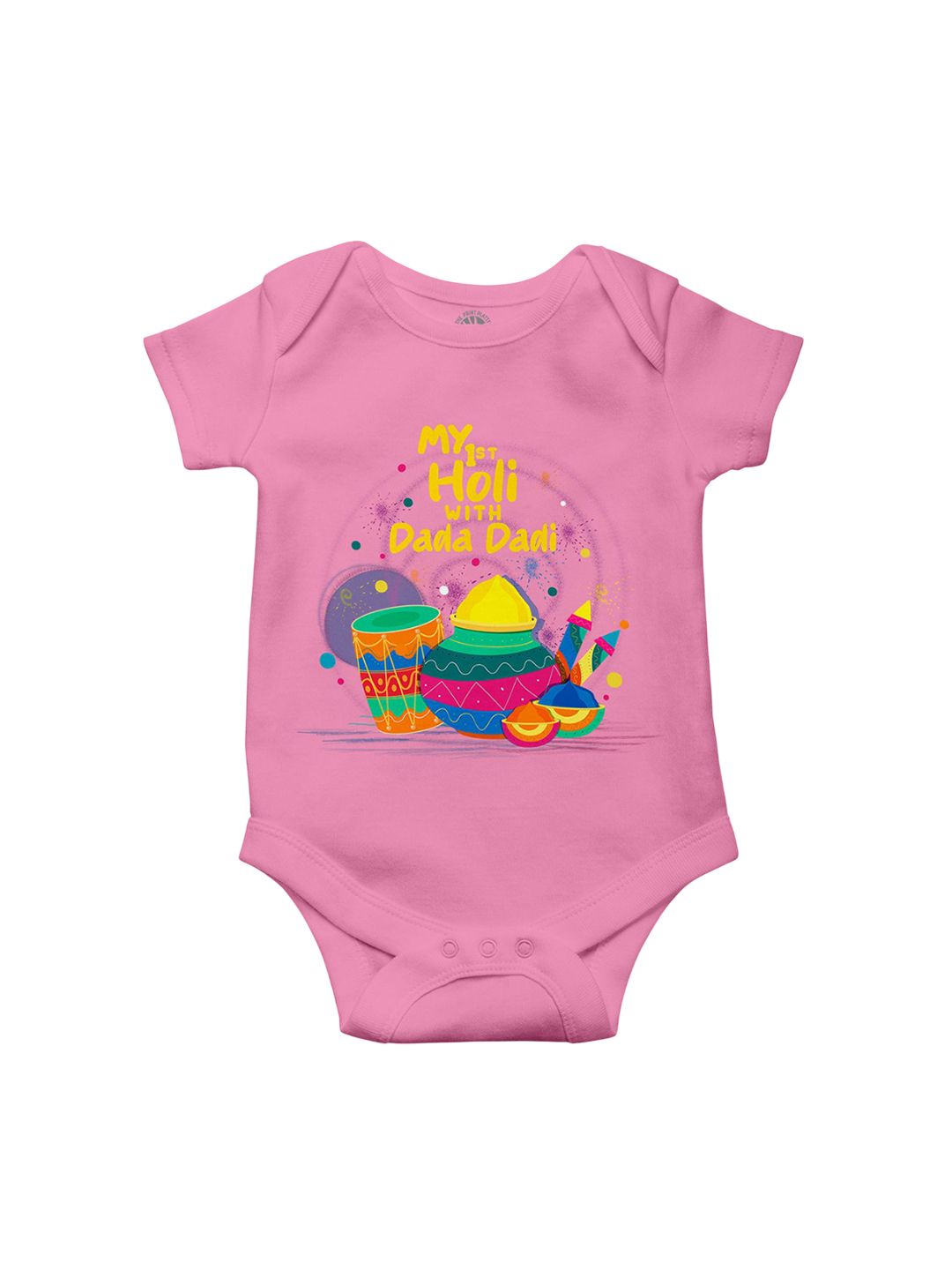 THE PRINT PLATTER Infants Printed Envelope Neck Bio Wash Cotton Bodysuit-picture-25